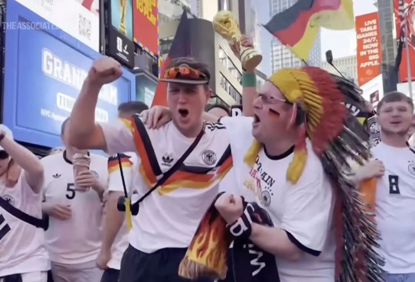 Germany and Ecuador Fans