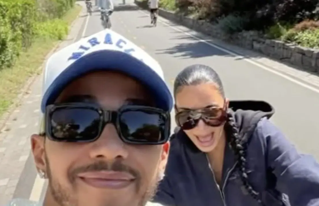 Kim Kardashian and Lewis Hamilton
