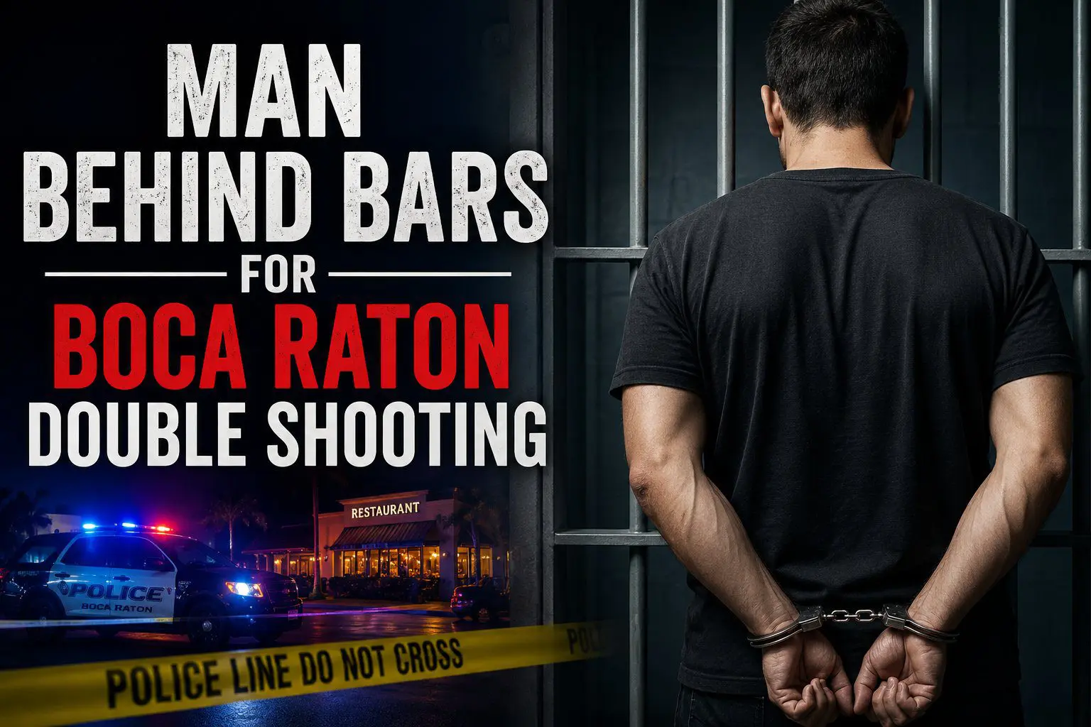 Man behind bars for Boca Raton double shooting