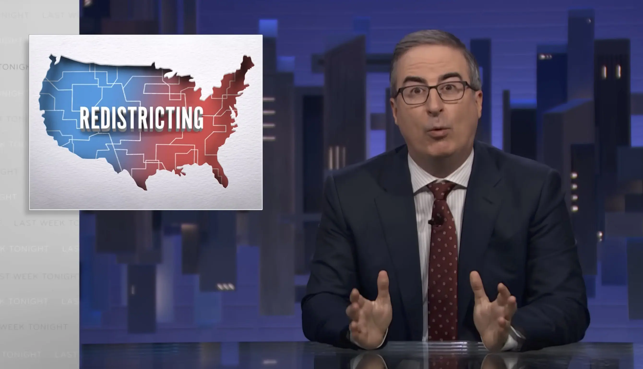 John Oliver on Redistricting