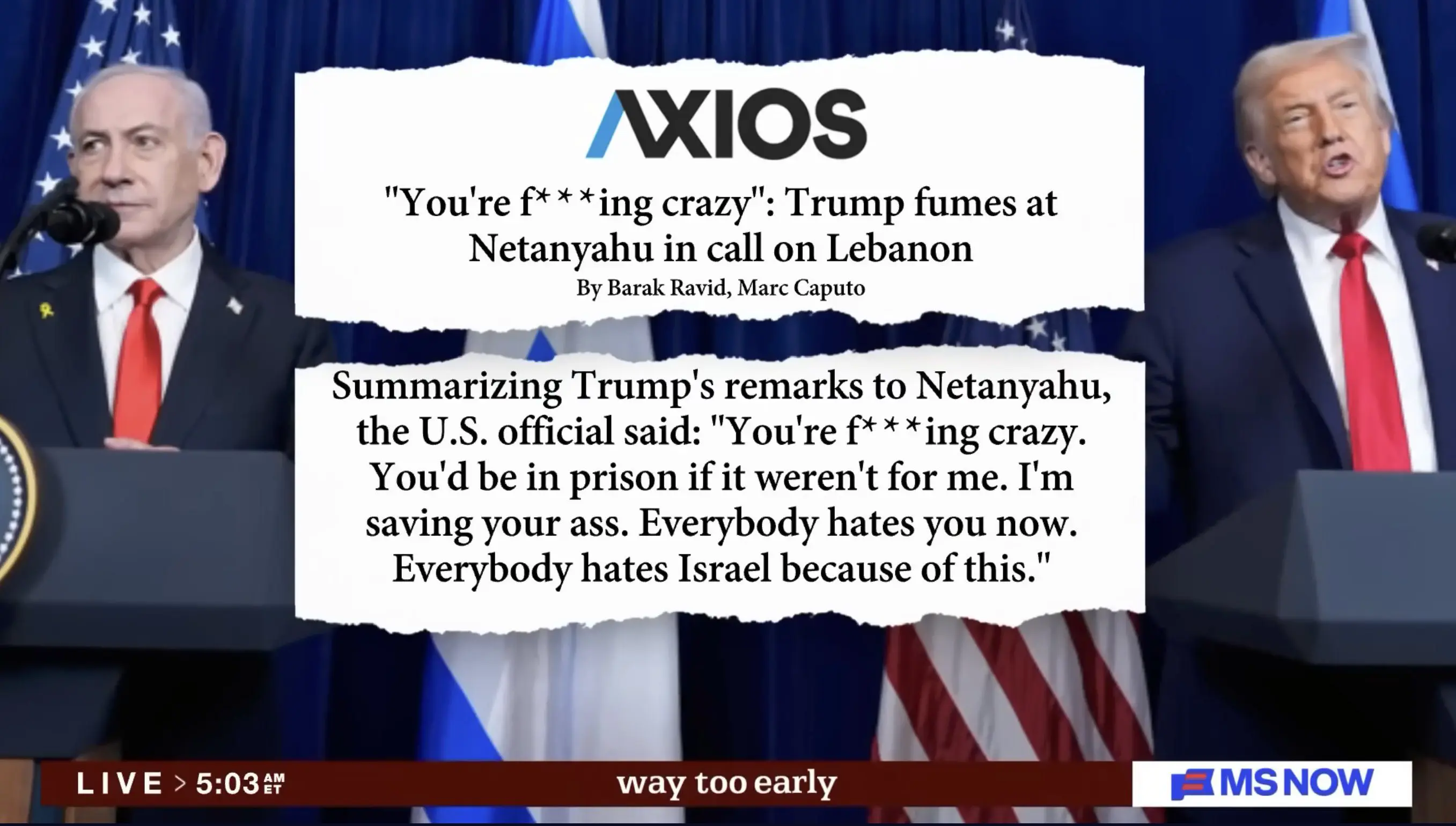 Netanyahu and Trump