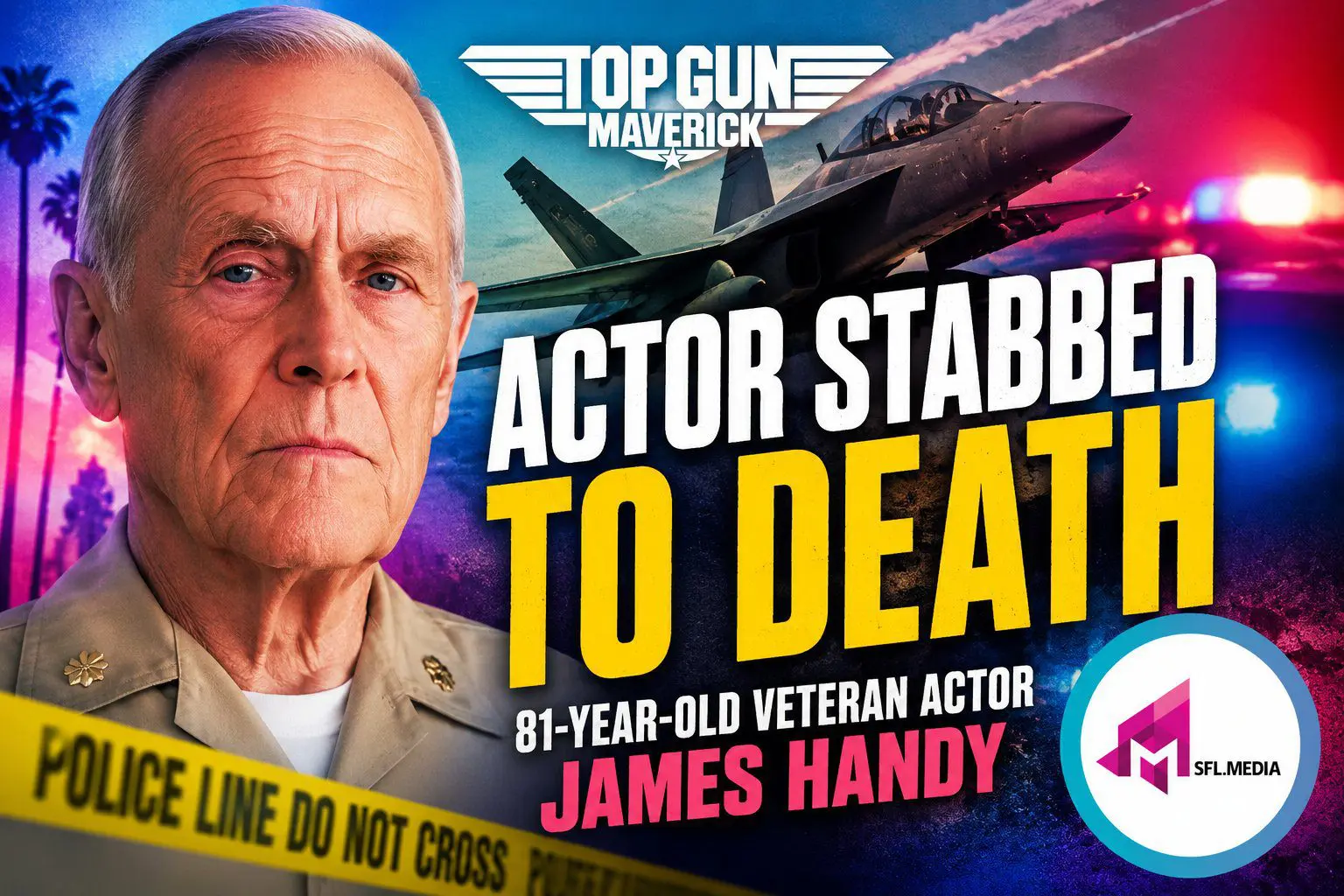 Top Gun Maverick’ Actor James Handy Stabbed to Death