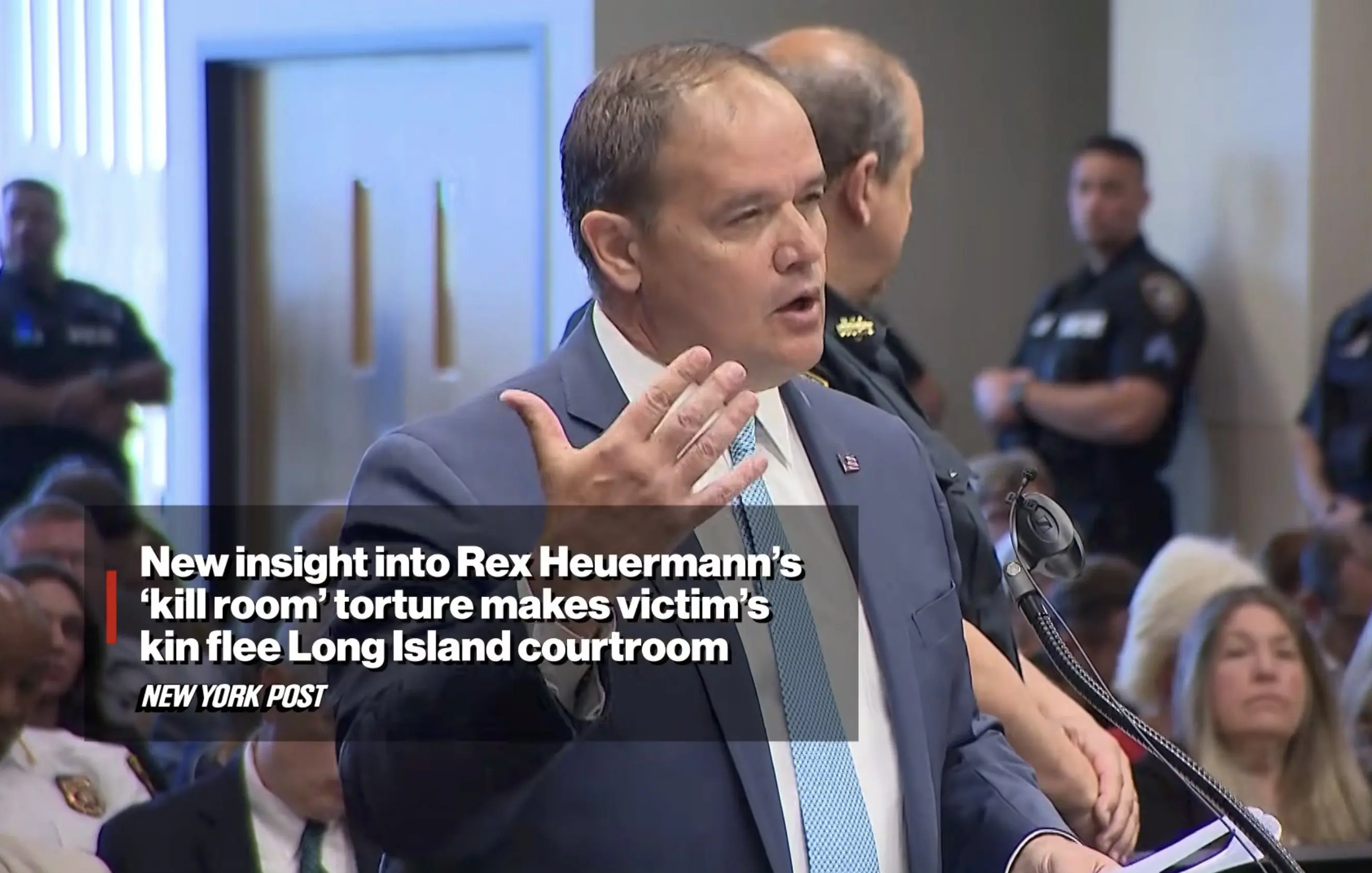 Rex Heuermann’s ‘Kill Room’ Torture Makes Victim’s Kin Flee Long Island Courtroom