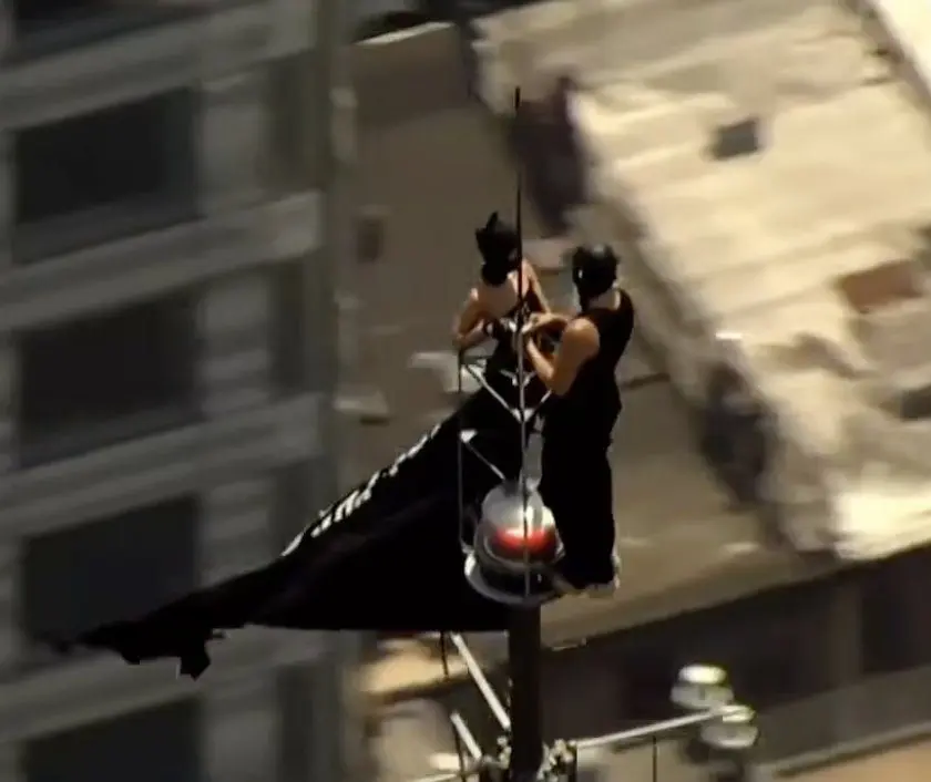 climbing Empire State Building