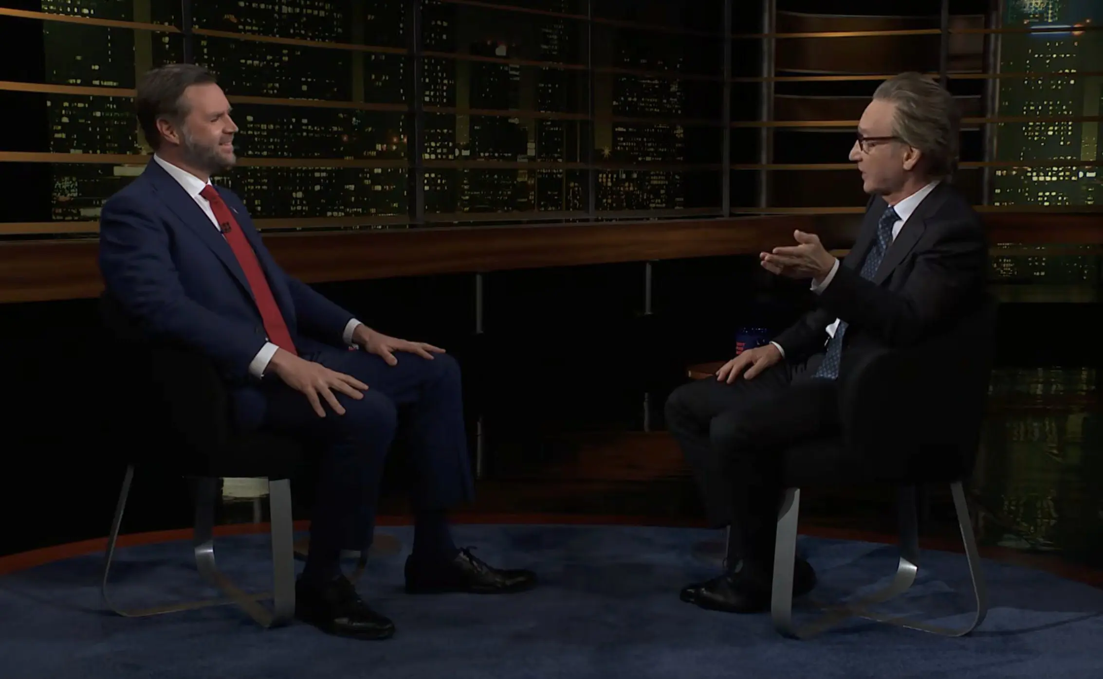 JD Vance and Bill Maher