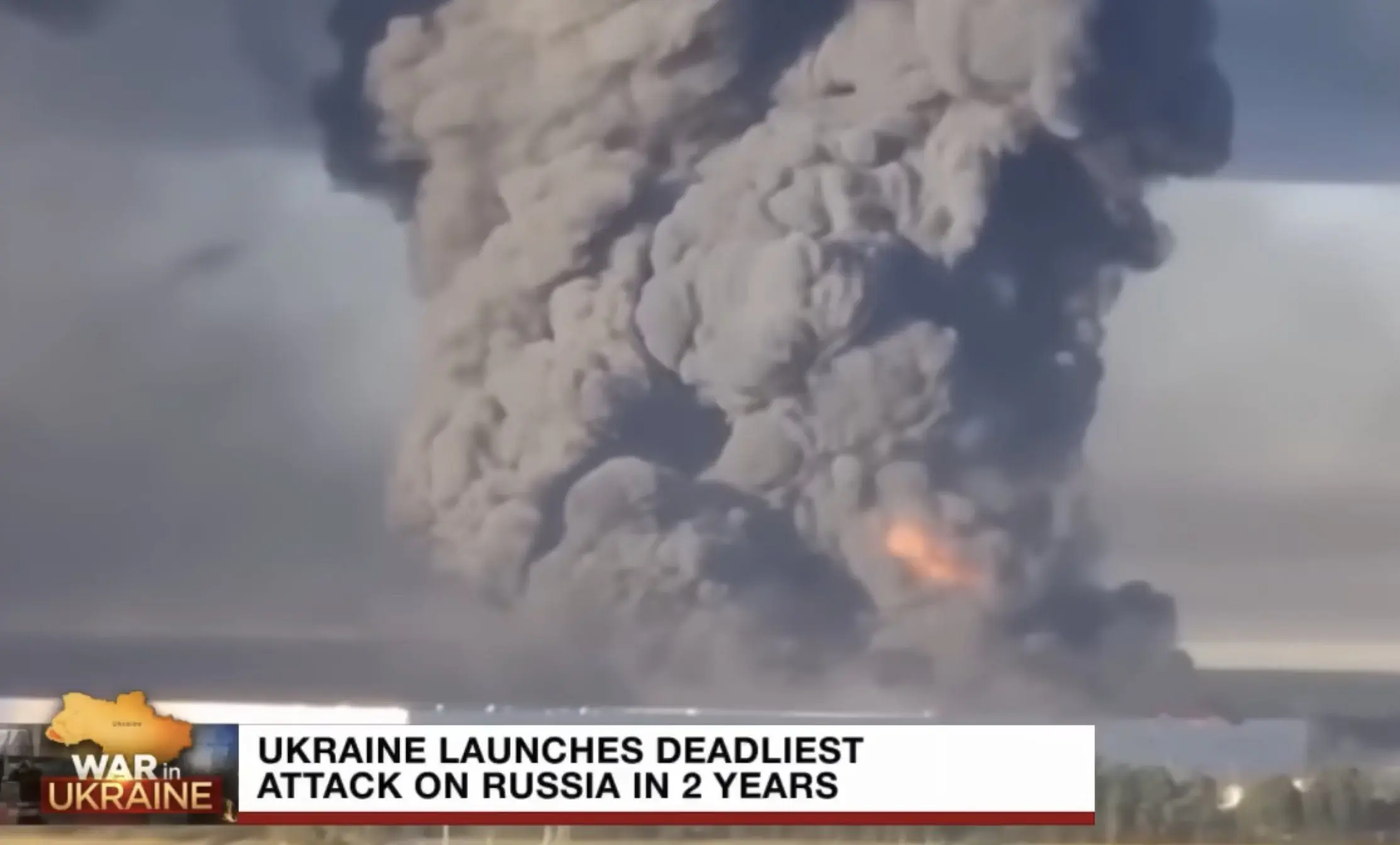 Ukrainian strikes deep in russia