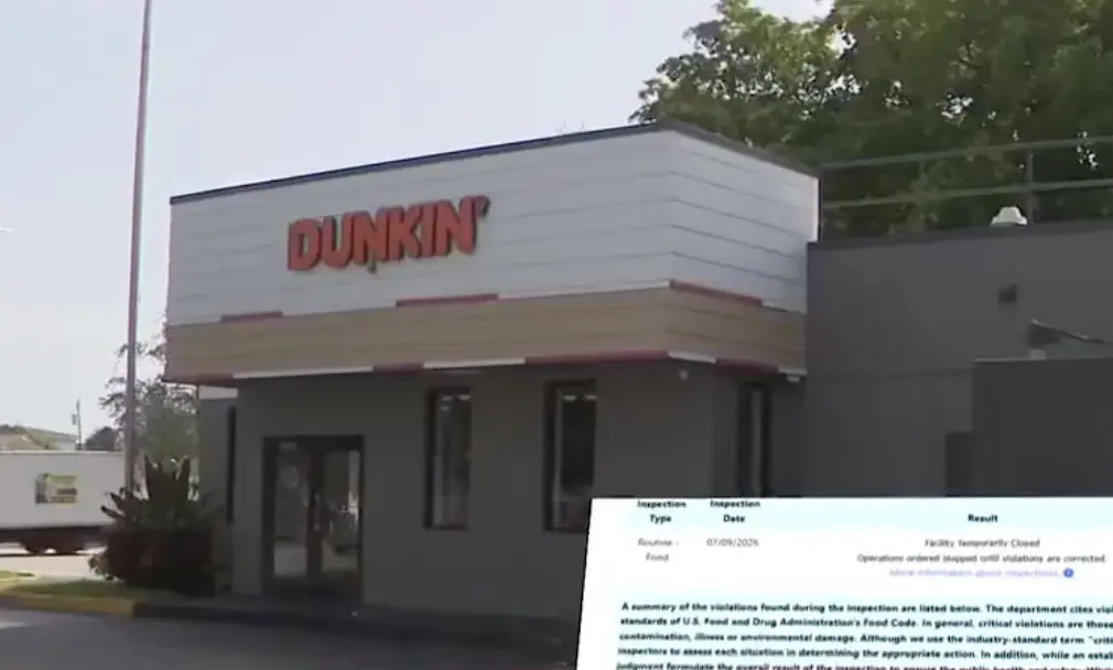 Dead rodent at Dunkin