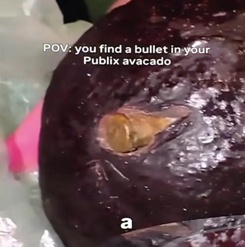 Avocado with bullet