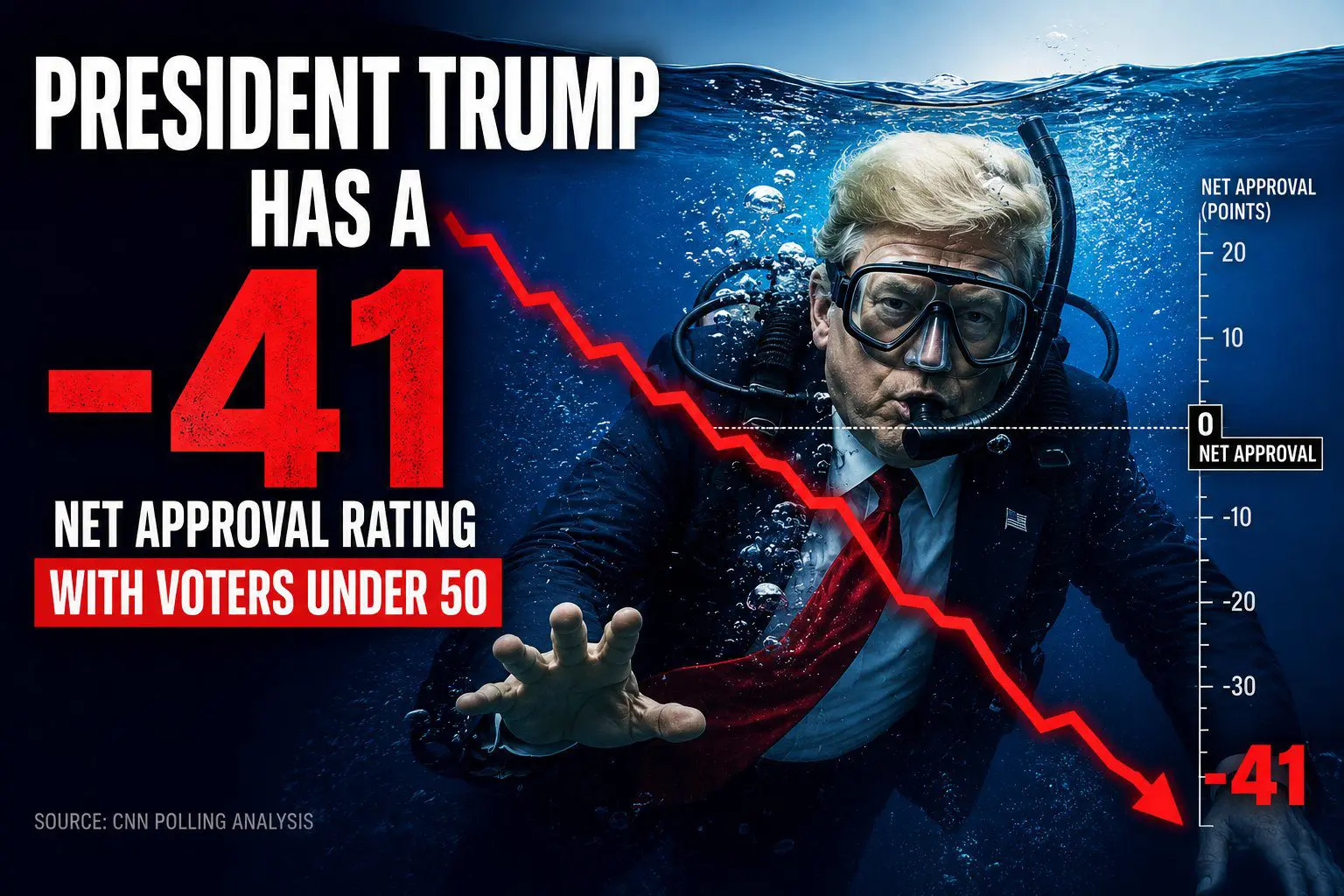 Trump Underwater