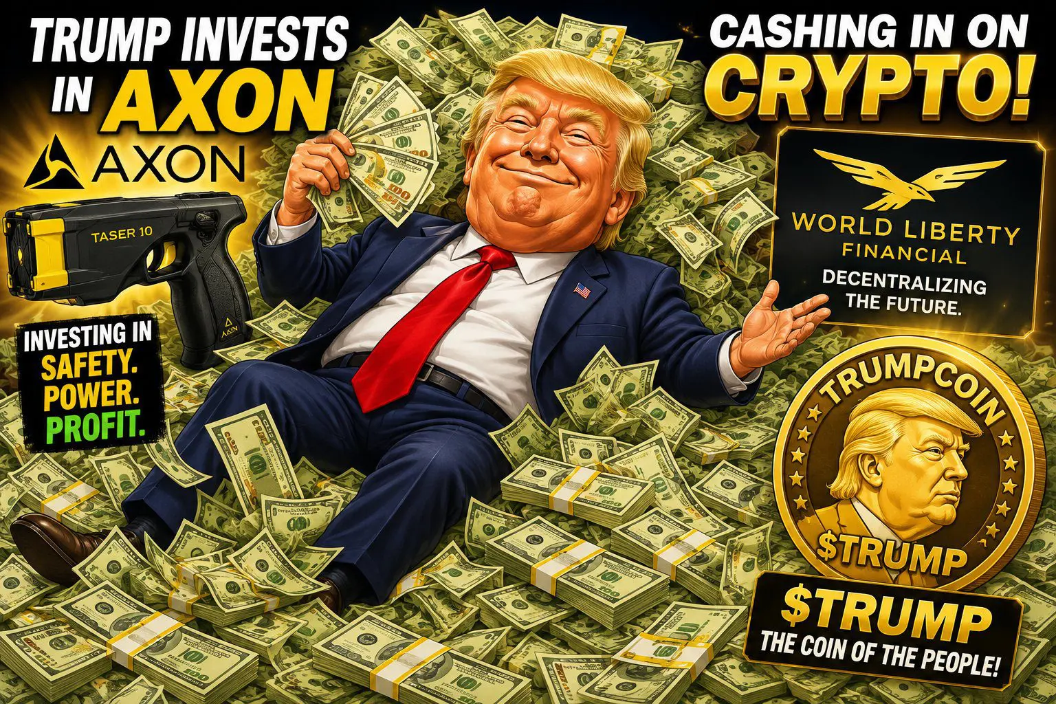 trump cash photo