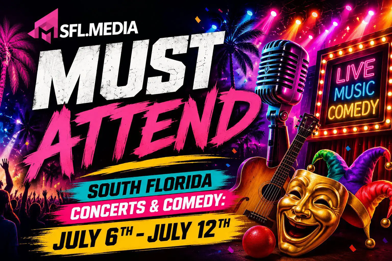 SFL media concerts logo 6th