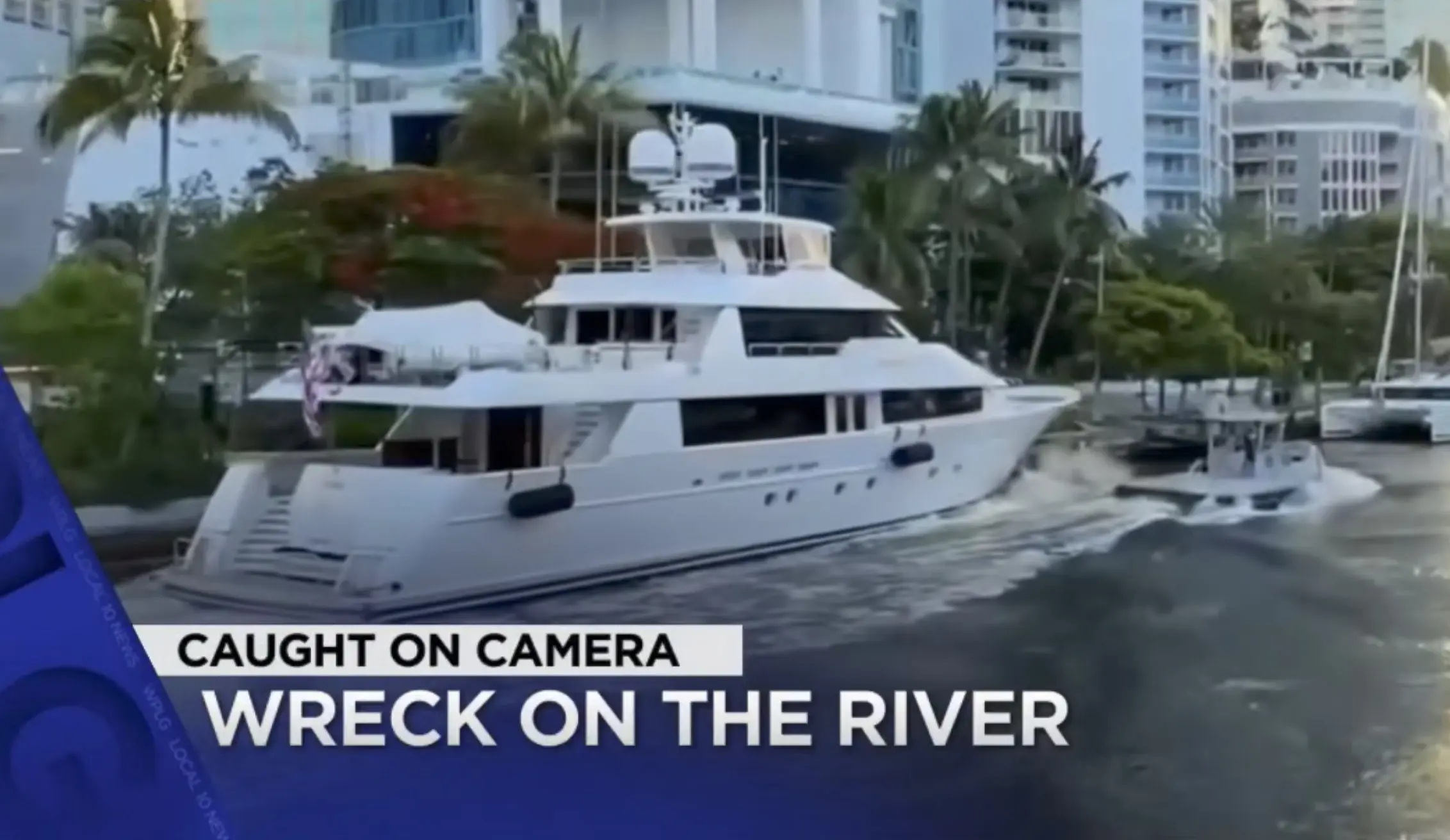 Yacht Crash on New River