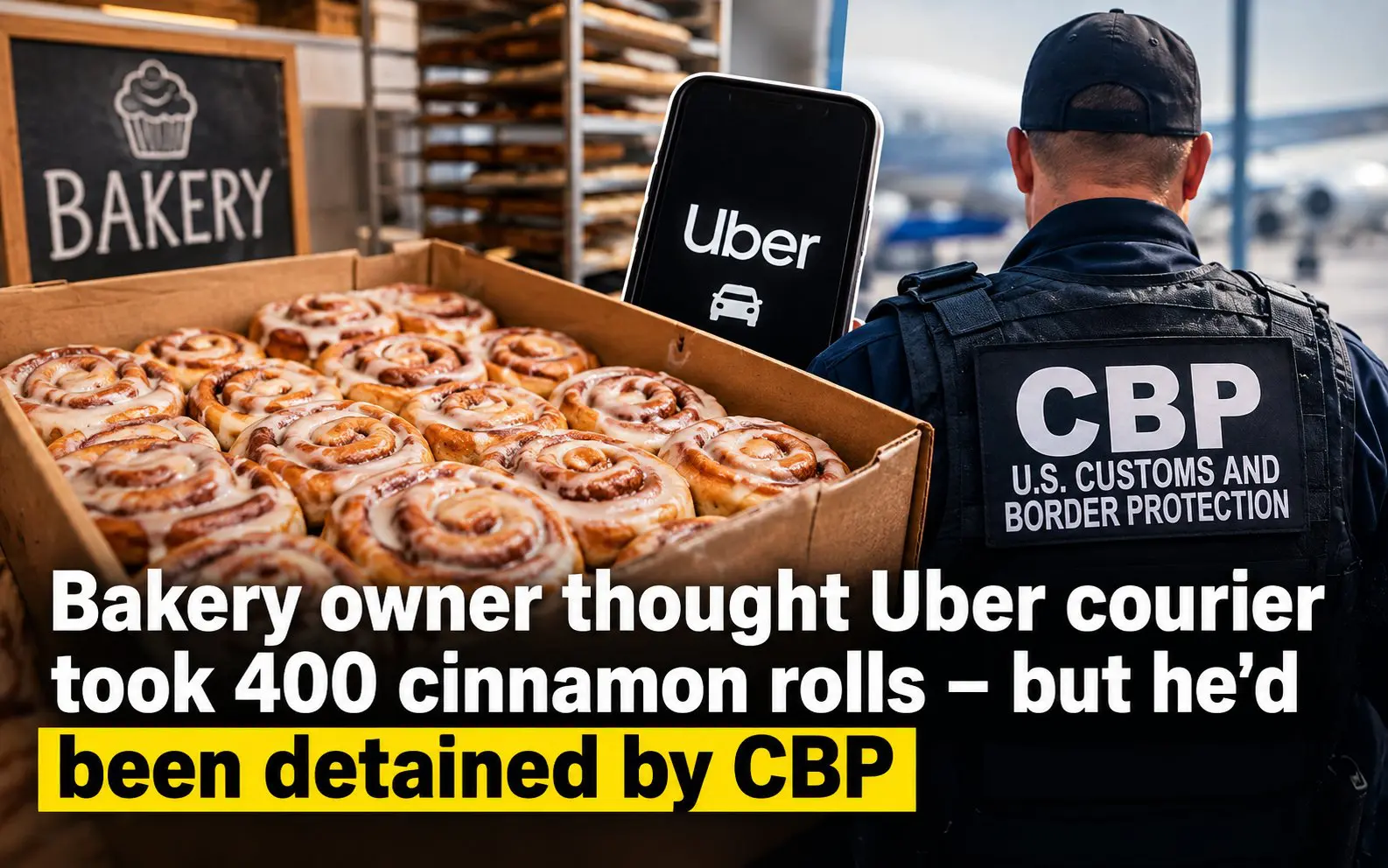 Stole 400 Cinnamon Rolls