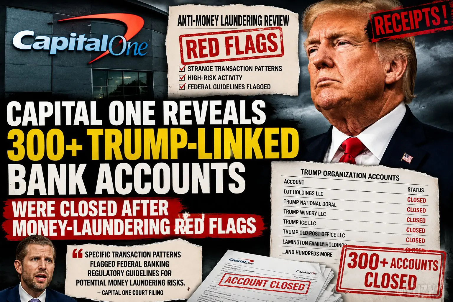 Trump and Capital One Money Laundering