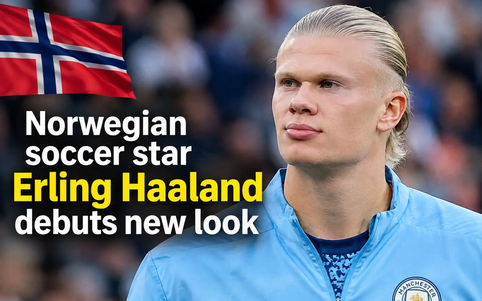 Erling Haaland haircut