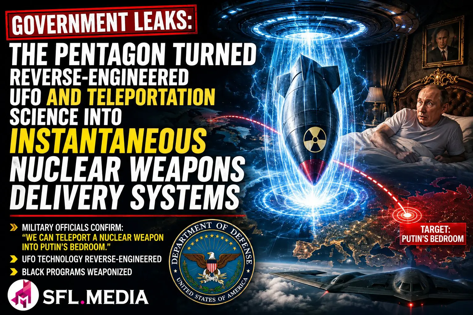 Teleporting a Nuclear Weapon 