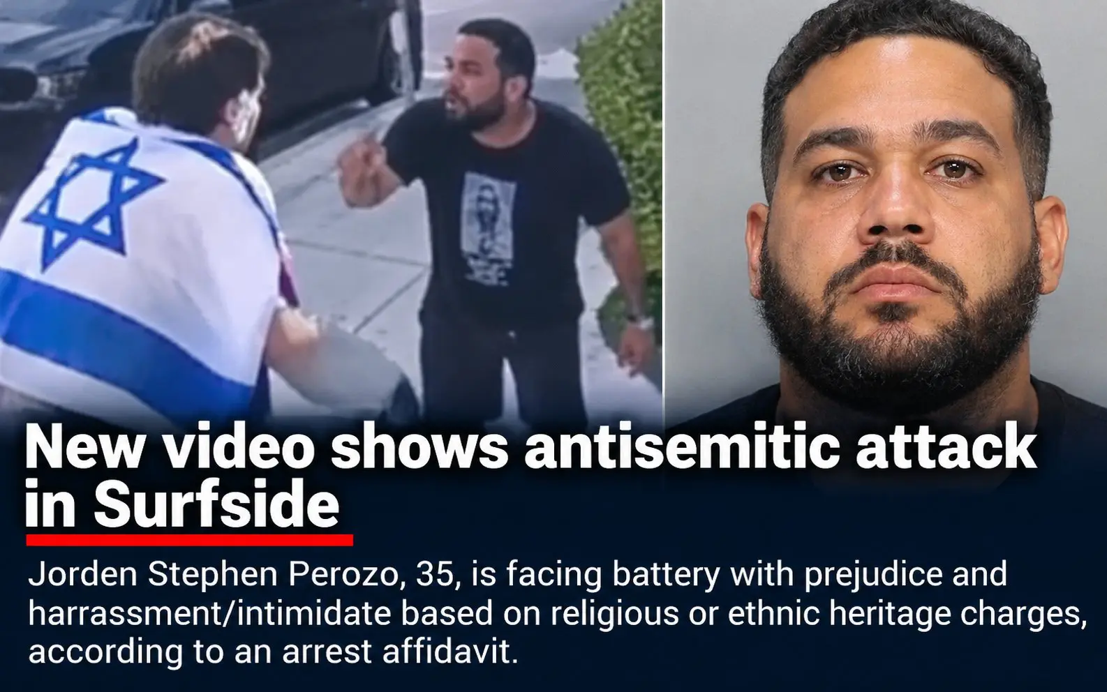 antisemitic attack in Surfside