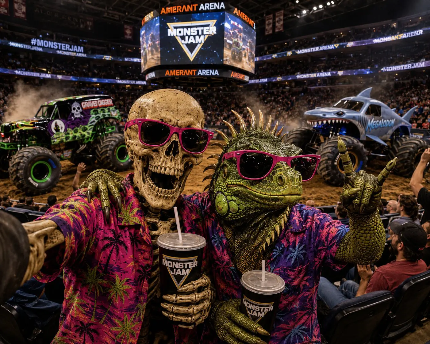 skelly iguana monsterjam photo