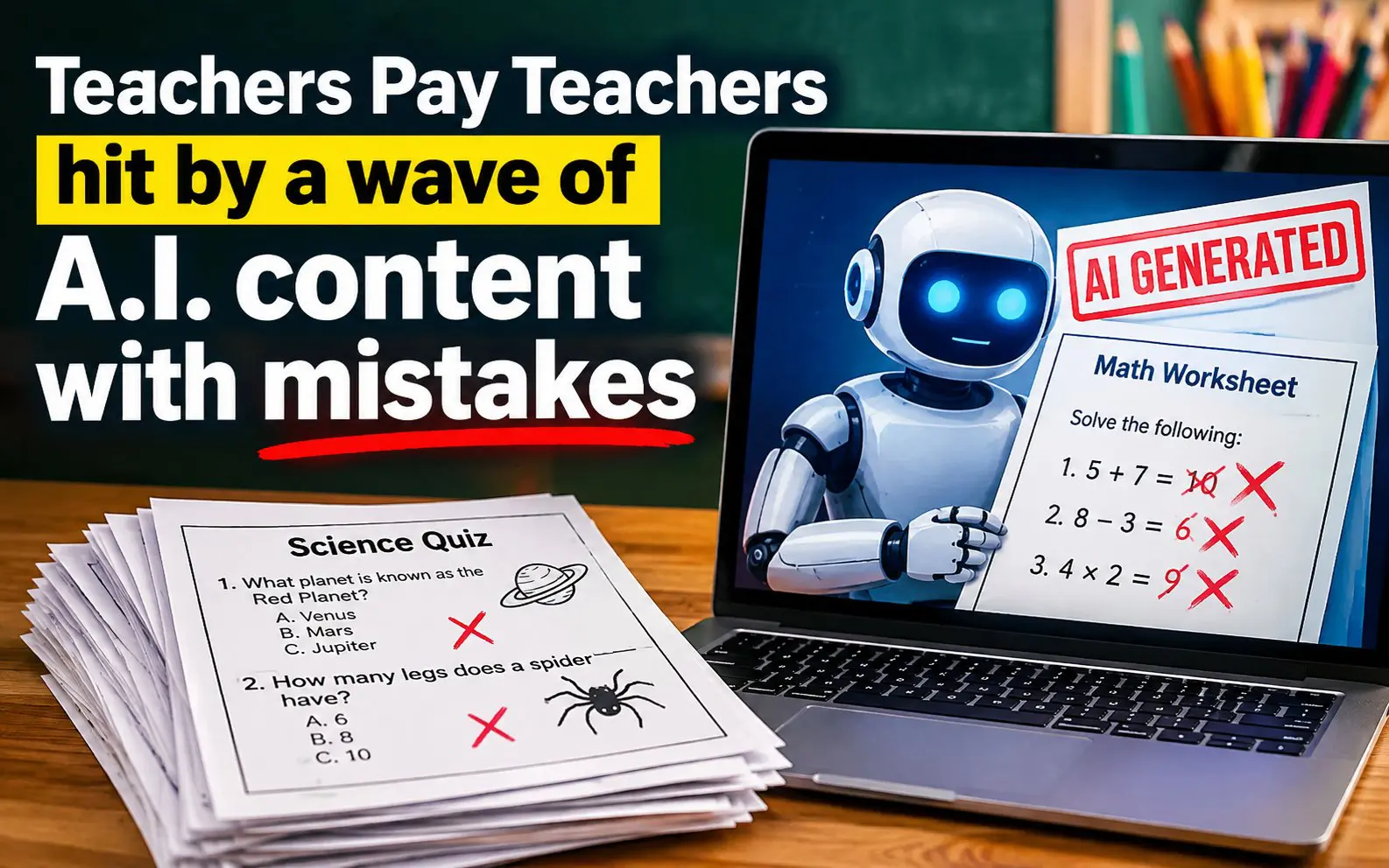 Teacher AI errors