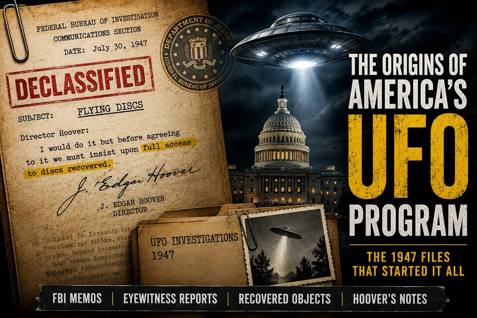 Real FBI UFO File