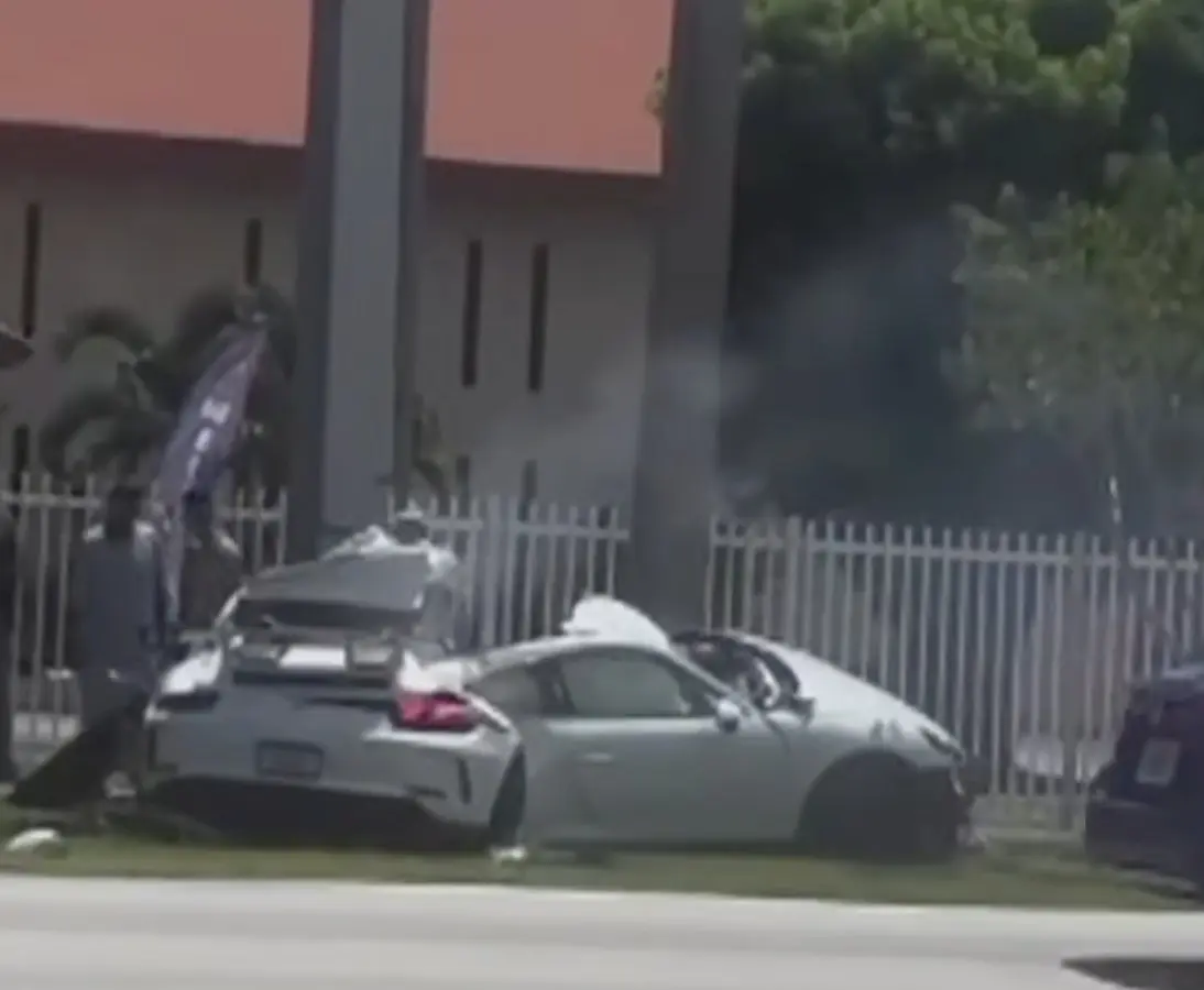 Porsche Car Crash