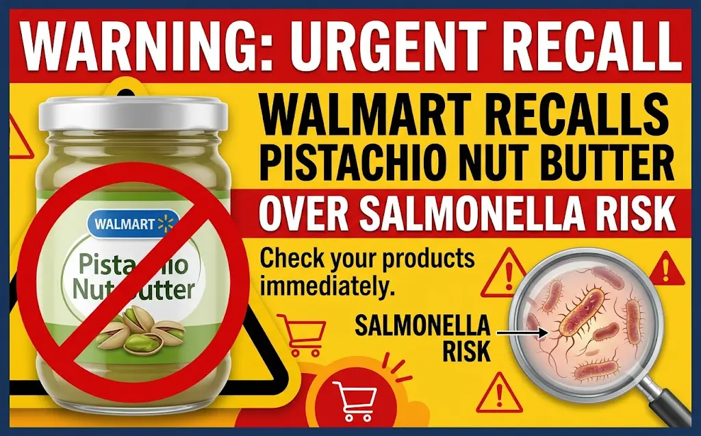 Walmart Pistachio Nut Butter Recall