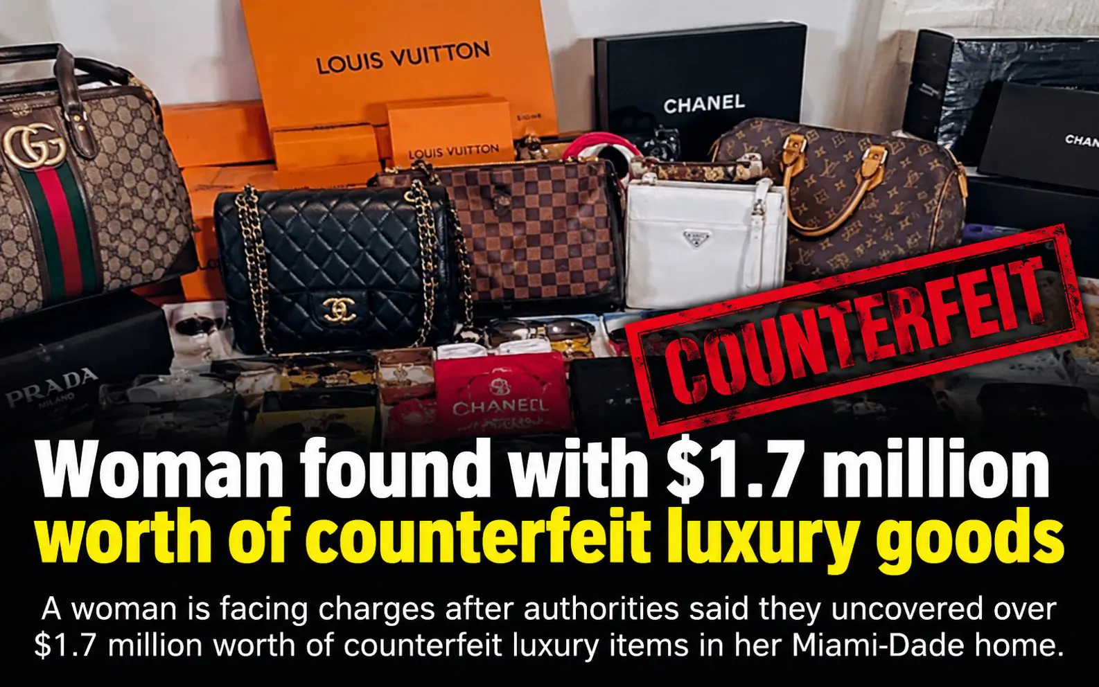Miami Counterfeit Luxury Goods
