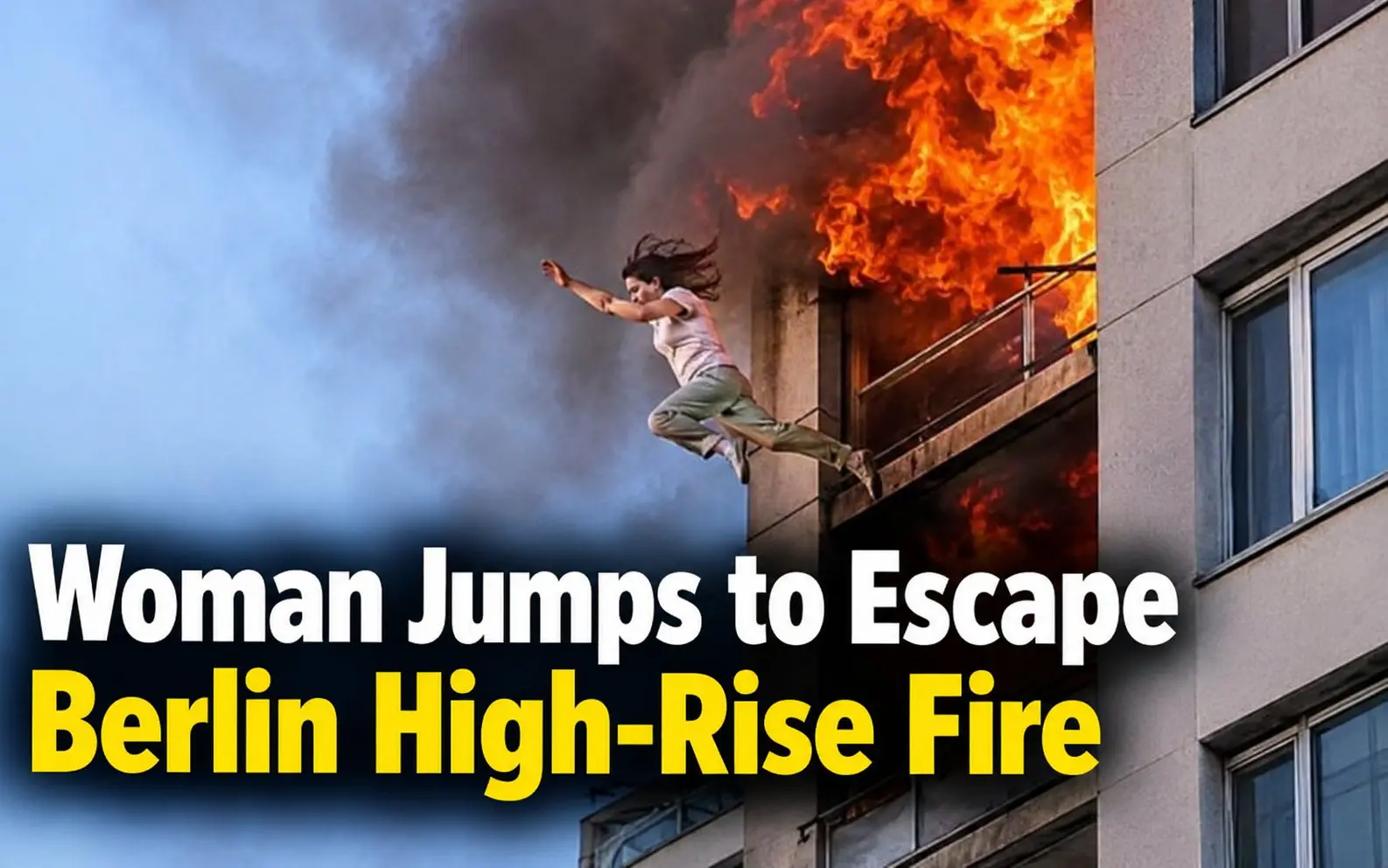 Woman Jumps