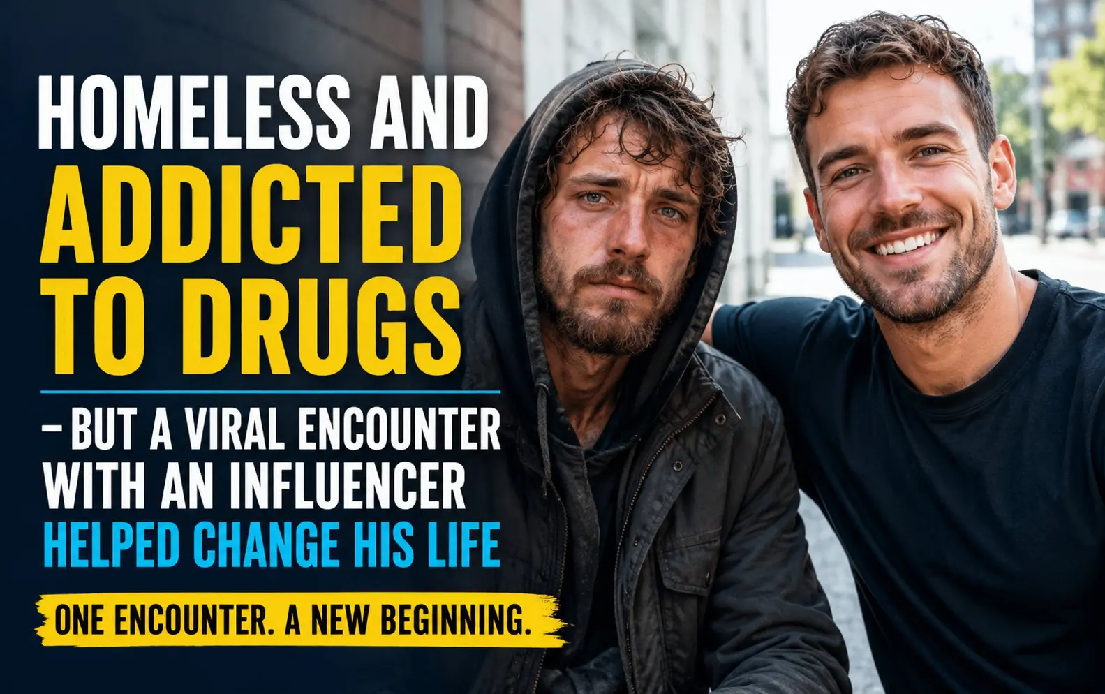 Homeless man second chance