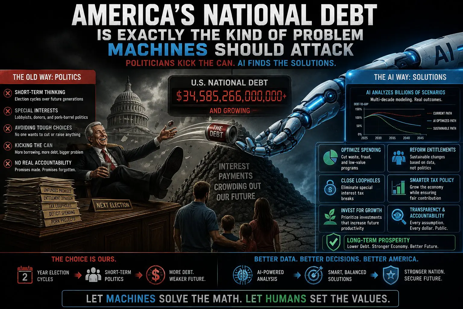 AI Can solve the us national debt AI Can solve the us national debt