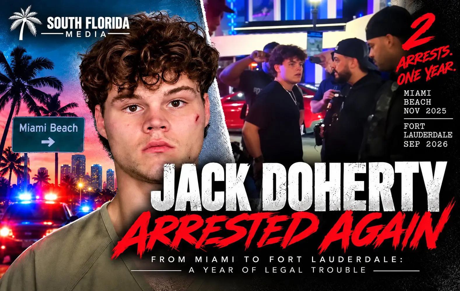 Jack Doherty arrested in Fort Lauderdale