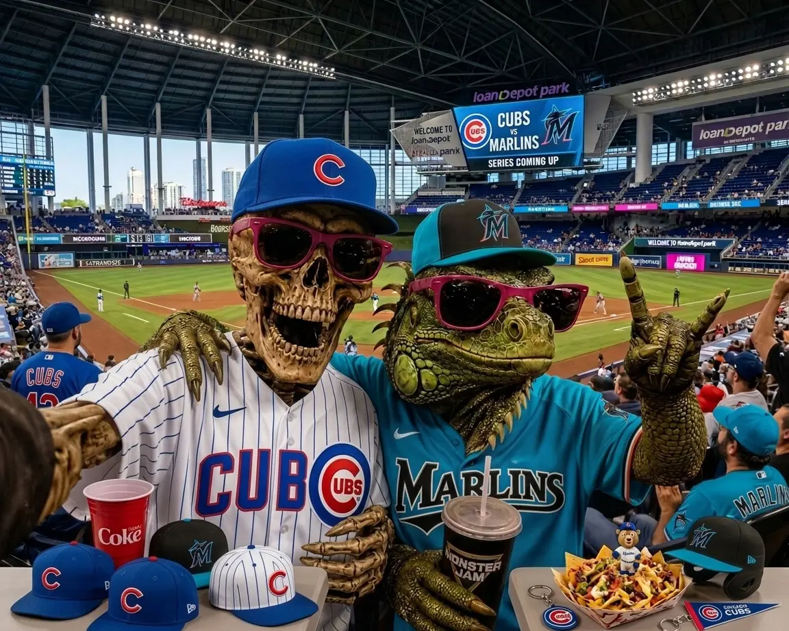cubs marlins skelly iguana cubs marlins skelly iguana