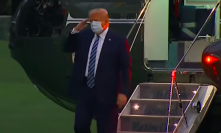 President Trump Comes Home From Walter Reed Hospital