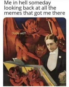 me in hell in memes