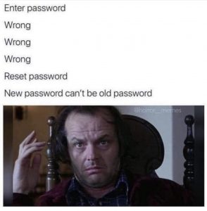 wrong password meme
