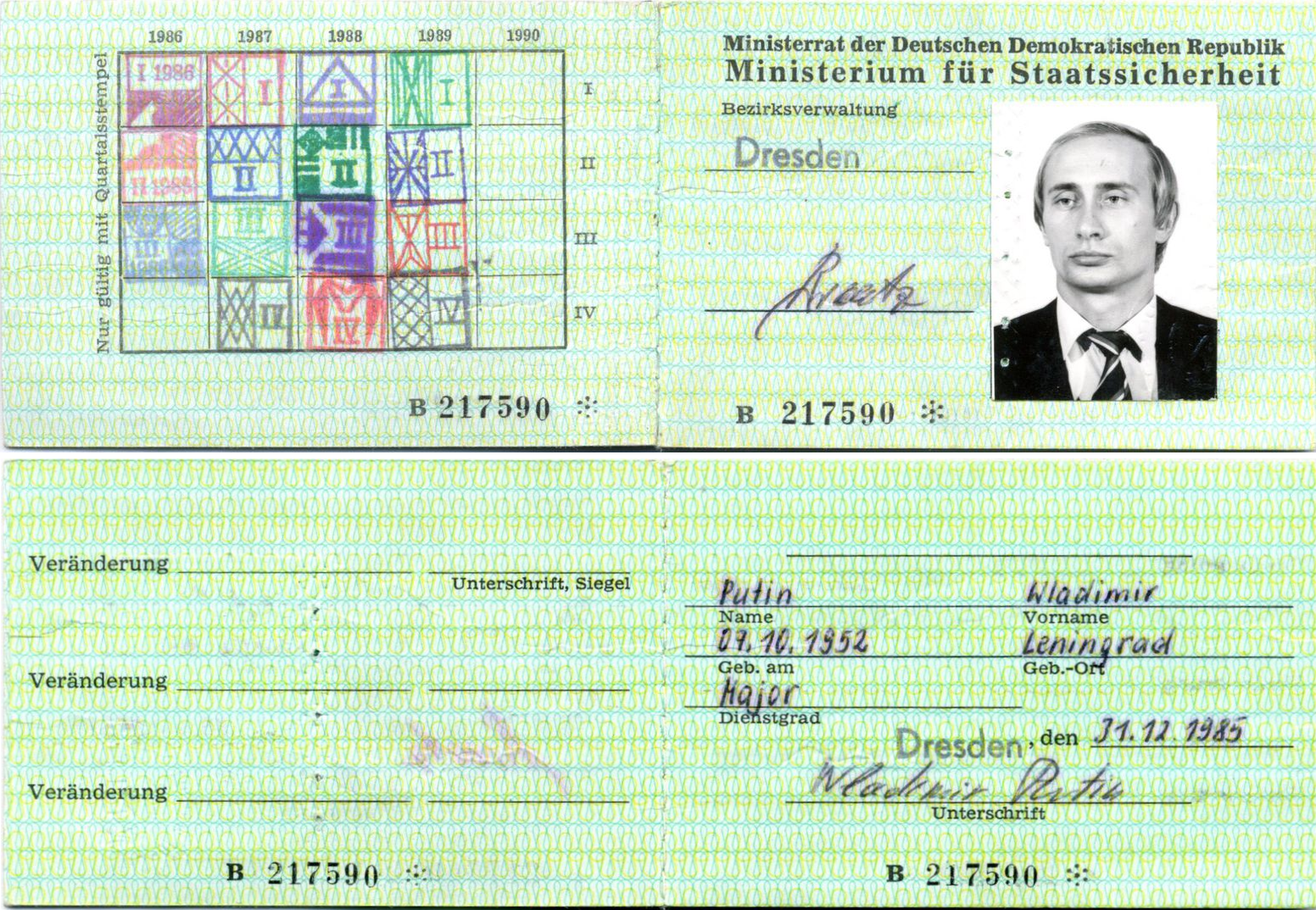Putin's Passport 