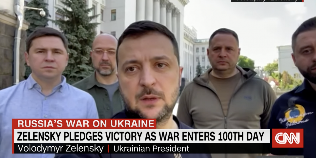 President Zelensky’s Message on the 100th Day of War