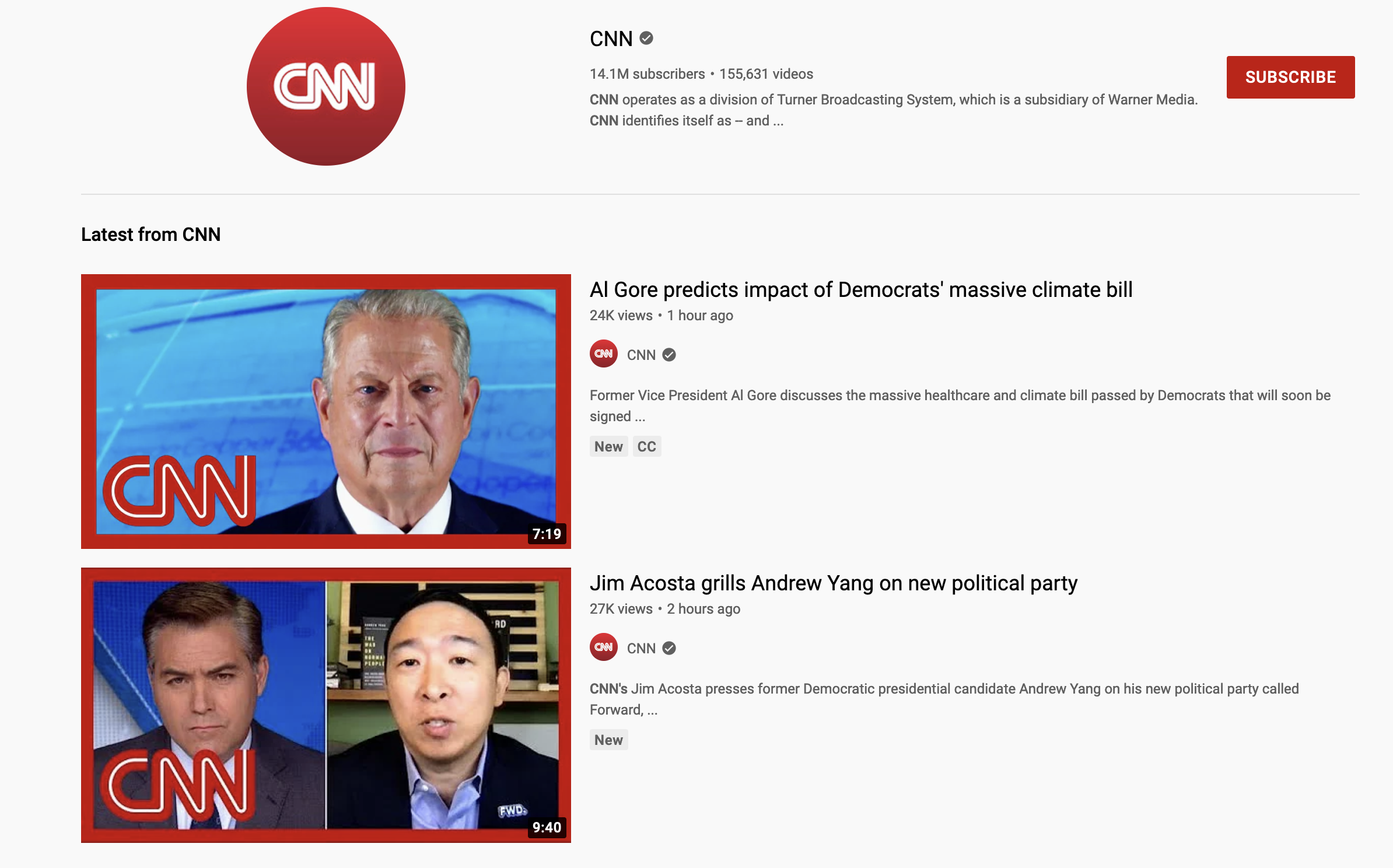 CNN YouTube