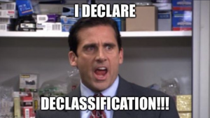 I declare declassification