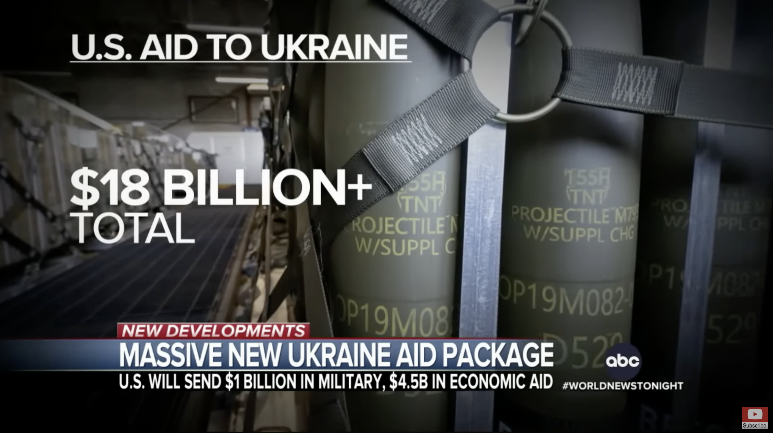 18 Billion in Ukraine Aid