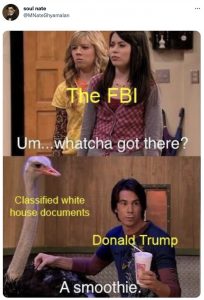 Trump and FBI memes