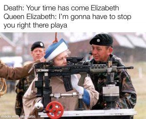 Queen of England Meme