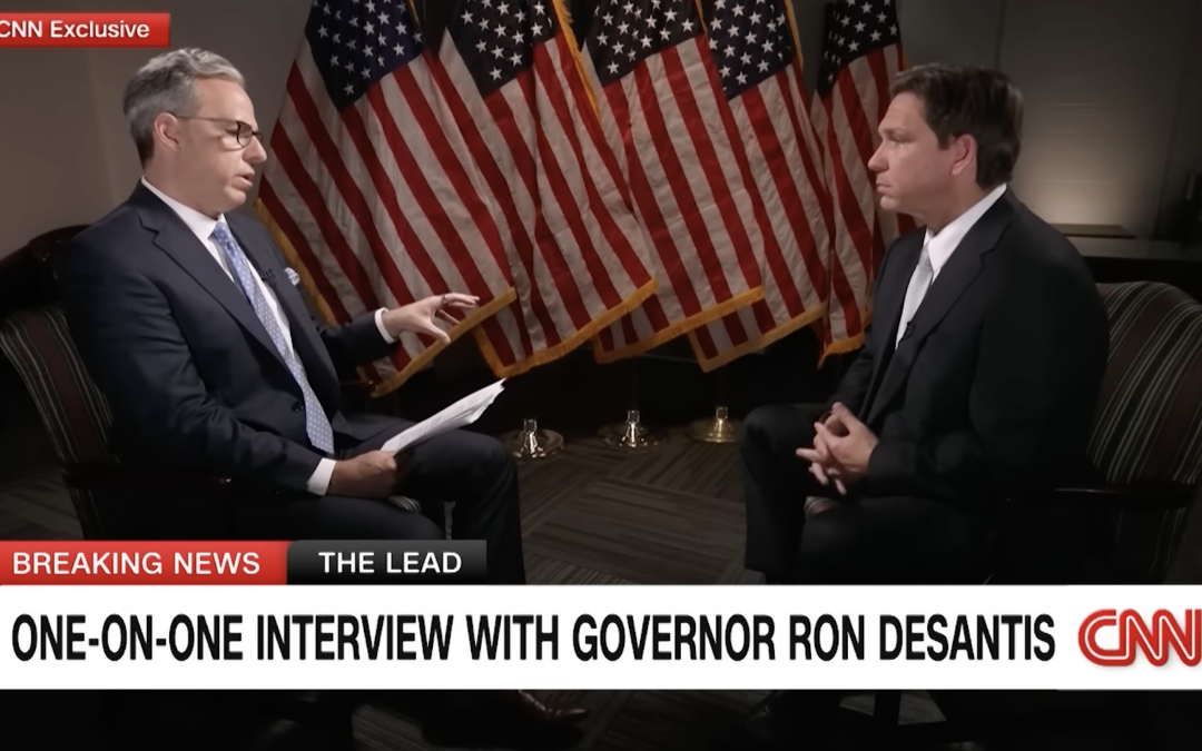 Grown Up DeSantis Shows Up for Jake Tapper and Sounds Good on Ukraine and Taiwan