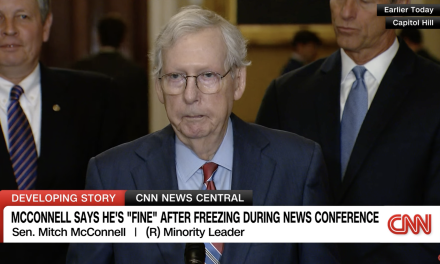 It Looked Like Mitch McConnell Had a Mini Stroke Today