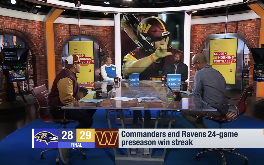 The Washington Commanders Snap the Baltimore Ravens’ 24-Game Preseason Win Streak