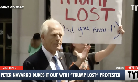 Peter Navarro Losses In Court, Then Losses It On A Protestor…