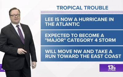 Tropical Storm Lee Became a Hurricane And It’s Expected to Strengthen Into a Category Four or Five Storm