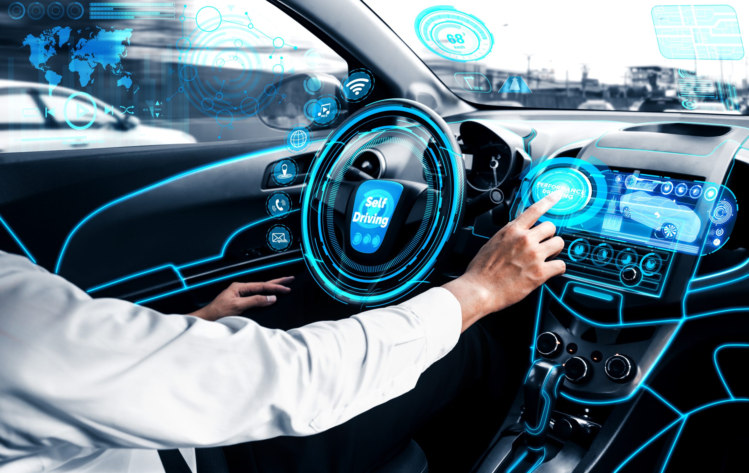 Self driving autonomous car 