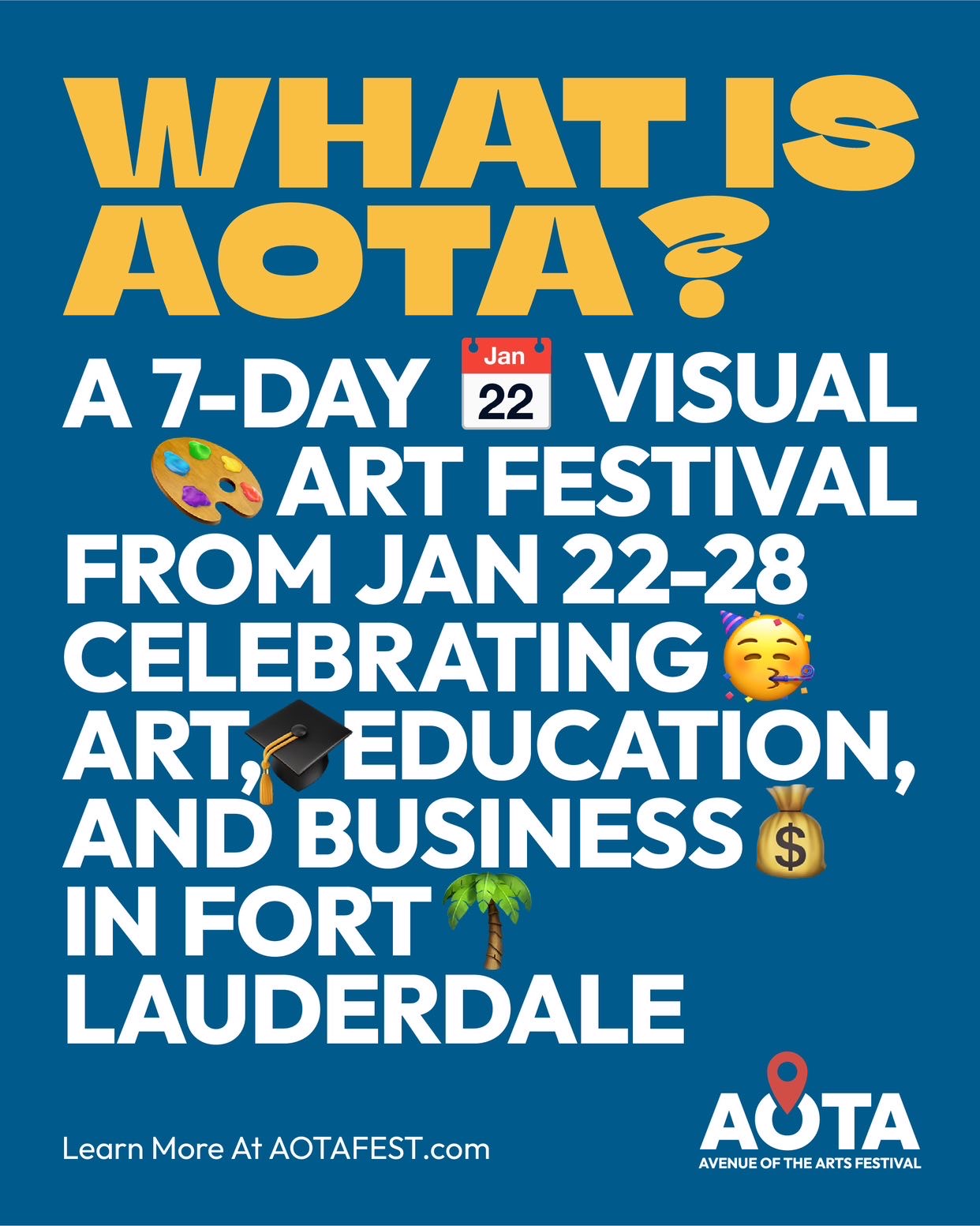 Second Annual Avenue of the Arts (AOTA) Visual Arts Festival
