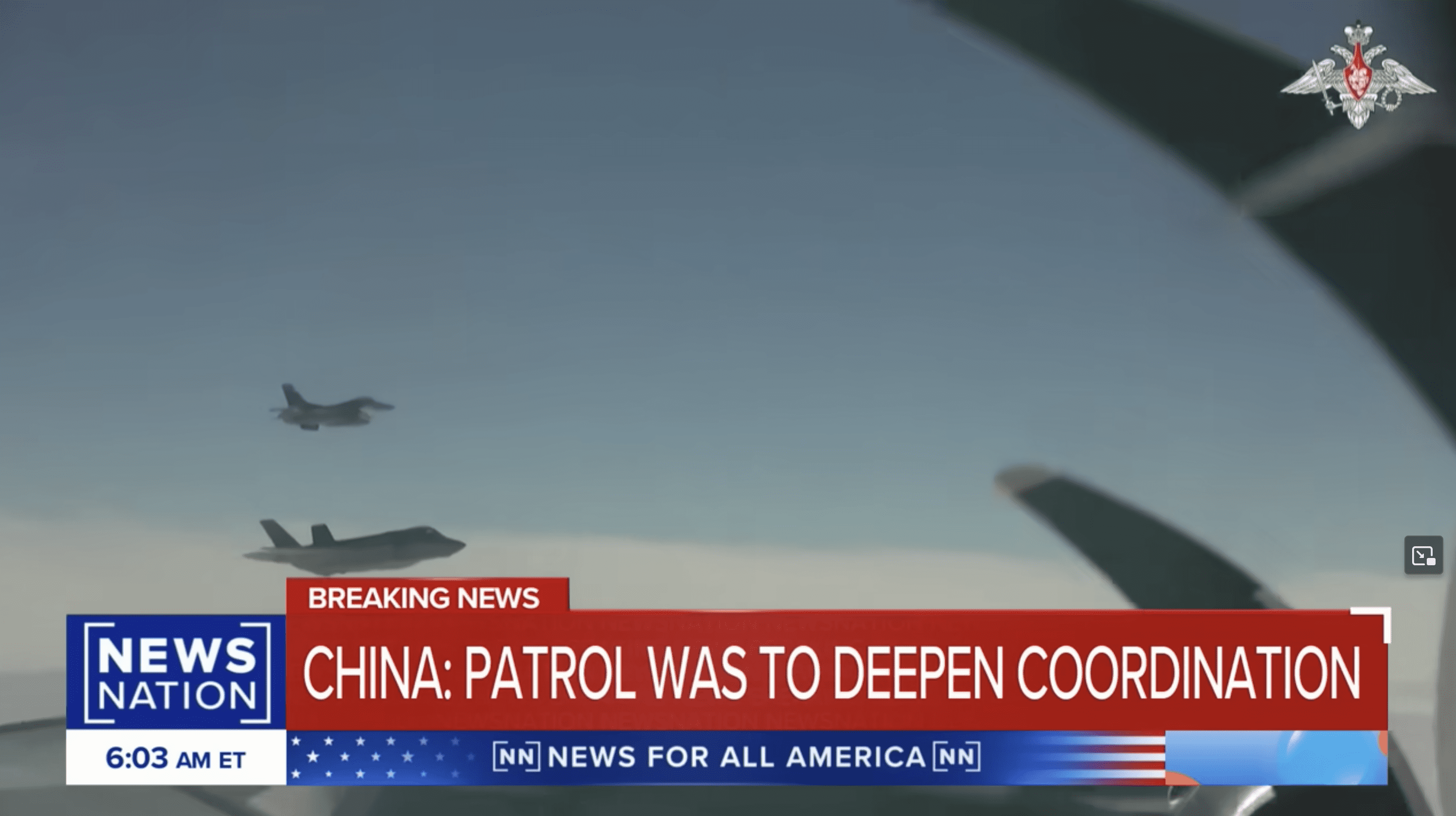 U.S. intercepts Russian, Chinese bombers off Alaskan coast